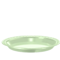 Prato Transparente Biodegradável 21cm 