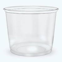 Pote 500ml Liso Transparente 