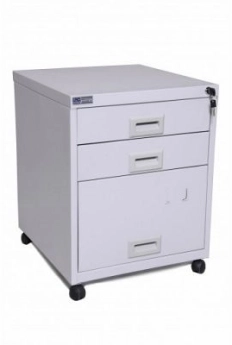 Gaveteiro Volante de Aço 3 gavetas