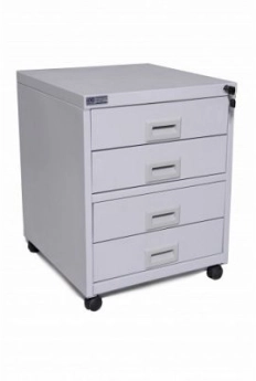 Gaveteiro Volante de Aço 4 gavetas