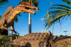 Dinossauros invadem o shopping de Joinville em exposi&ccedil;&atilde;o gratuita
