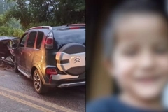 Crian&ccedil;a de 3 anos morre ap&oacute;s uma semana internada por acidente na BR-280 em Corup&aacute;