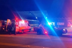 Borracheiro morre ao ser esmagado por &ocirc;nibus durante troca de pneu em Joinville