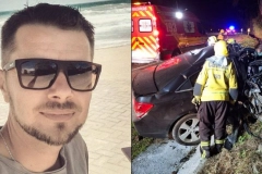 Identificado homem que morreu em grave colis&atilde;o entre carro e caminh&atilde;o em S&atilde;o Bento do Sul