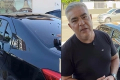 V&Iacute;DEO - Carro de funcion&aacute;rio de deputado de Joinville &eacute; atacado a pedradas por moradores de rua