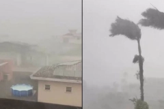 V&Iacute;DEO - For&ccedil;a do vento assusta moradores de Joinville durante temporal desta sexta-feira