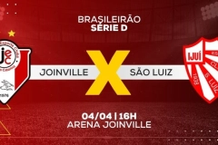 Joinville x S&atilde;o Luiz: veja prov&aacute;veis escala&ccedil;&otilde;es e onde assistir ao vivo o jogo da S&eacute;rie D