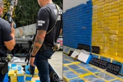 Quatro pessoas s&atilde;o presas preventivamente ap&oacute;s apreens&atilde;o de 435 kg de coca&iacute;na, em Araquari