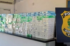 V&Iacute;DEO - Carga de celulares de luxo avaliada em mais de R$ 2 milh&otilde;es &eacute; apreendida na BR-101 em Araquari