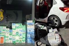 Quase 800 celulares de &uacute;ltima gera&ccedil;&atilde;o s&atilde;o apreendidos ap&oacute;s persegui&ccedil;&atilde;o na BR-101, em Barra Velha