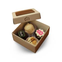 Caixa com 4 Doces Camuflados