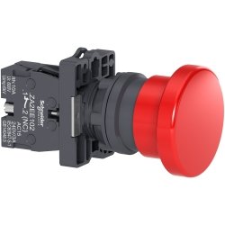 XA2EC42 - Botão Cogumelo Emergência 22mm 1NF Pulso Vermelho - Schneider Electric