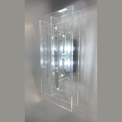 Arandela Interna de Parede Jamal Transparente 2xG9 - Taschibra