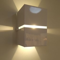 Arandela Externa Luminária Parede 1 Lâmpada G9 Alumínio Branco - ArteLustres