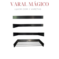 Varal Magico  Gigante 130 cm 7 Varetas 