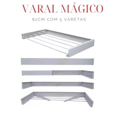 Varal Magico 82 cm 5 varetas 