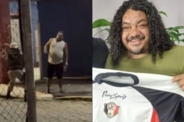 Campe&atilde;o catarinense pelo JEC, ex-jogador Perdig&atilde;o &eacute; agredido por policial no Paran&aacute;