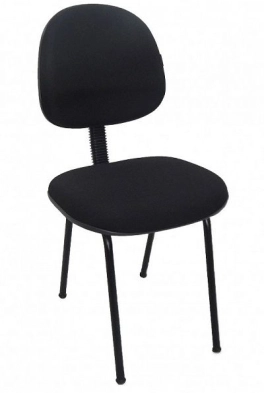 Cadeira Secret&aacute;ria Executiva 4 p&eacute;s S/B