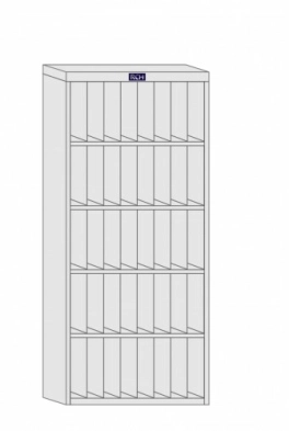 Armário de aço 2 portas modelo escaninho