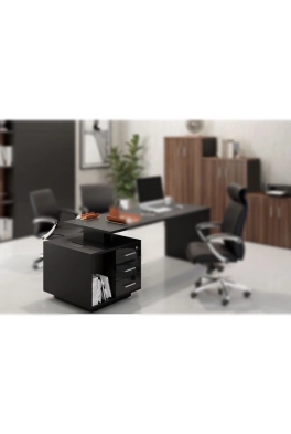 Armário Suspenso com 3 Gavetas e Nichos Direita e Esquerda