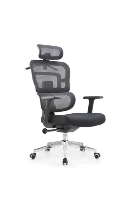 Cadeira De Escritório Ergonômica Presidente Tela Mesh W-45C