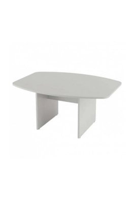 Mesa de reunião semi-oval
