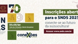 SNDS 2025: o encontro que conecta o presente e o futuro da suinocultura brasileira