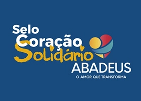 Selo coração solidário ABADEUS