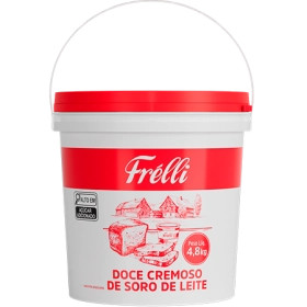 Doce Cremoso de Soro de Leite Frélli 4,8kg e 9,8kg