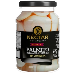 Palmito de Pupunha em Conserva Néctar - Rodela 300g