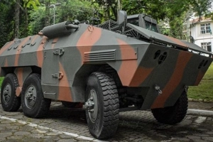 Blindado usado em miss&atilde;o da ONU no Haiti ser&aacute; entregue &agrave; PM em Joinville