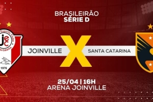 Joinville x Santa Catarina: veja prov&aacute;veis escala&ccedil;&otilde;es e onde assistir ao vivo o jogo da S&eacute;rie D