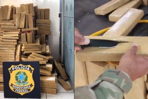 V&Iacute;DEO - PRF apreende mais de meia tonelada de maconha em Joinville