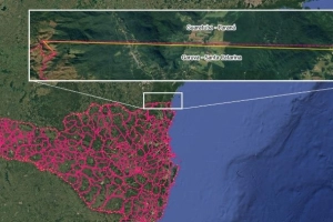 Garuva ganha &aacute;rea equivalente a 490 campos de futebol ap&oacute;s revis&atilde;o de limites feita pelo IBGE