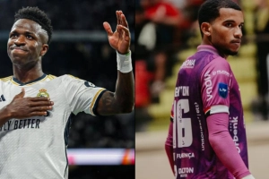 Ap&oacute;s suposto caso de racismo, goleiro do JEC Futsal recebe mensagem de apoio de Vini Jr