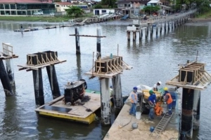 Obra do novo Cais do Espinheiros chega a mais uma etapa