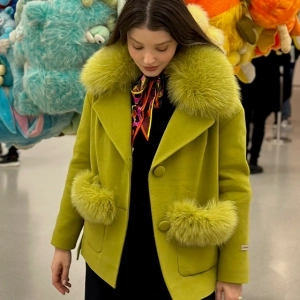 Casaco em Cashmere Verde | BOREAL
