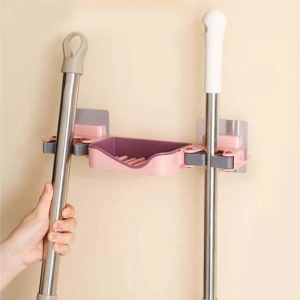 Suporte para sabonete | Ideal também para vassoura, rodo de parede na cor : rosa