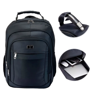 Mochila bag costas executiva  | Reforçada para notebook preta