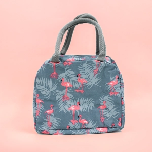 Bolsa marmita lancheira térmica  | Estampada , para o trabalho ou faculdade.