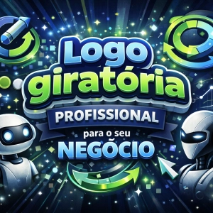 Curso de LOGO GIRATÓRIA PROFISSIONAL | Com esse curso você cria sua logo profissional giratória com acesso vitalicio, curso em video aulas.