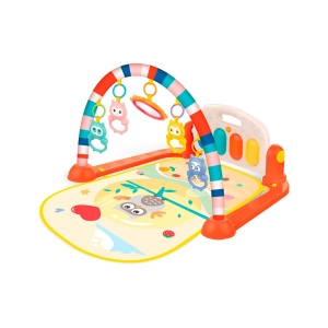 Tapete infantil musical | Piano com luz para o bebê. Cor : laranja