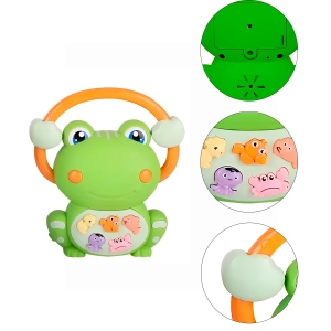 Brinquedo sapinho  | Musical piano luz sons interativo