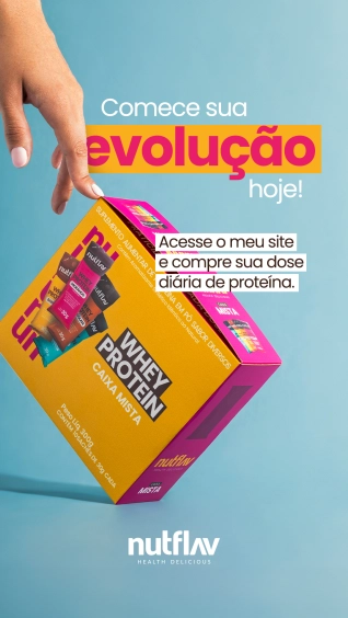 DÃª o prÃ³ximo passo no seu autocuidado!  Acesse o meu site e compre o seu whey! A uniÃ£o perfeita de sabor e nutriÃ§Ã£o ðŸ§¡