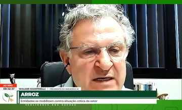 Setor oriz&iacute;cola solicita apoio do Governo de SC para evitar colapso da cadeia produtiva