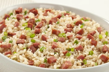 Arroz ao Forno com Calabresa