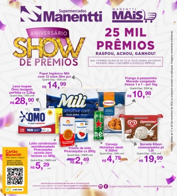 Encarte Manentti Rede