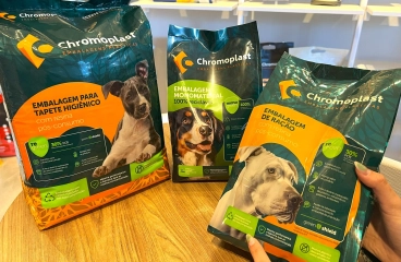 Na Fispal 2025, Chromoplast apresenta embalagens pl&aacute;sticas sustent&aacute;veis e de alto desempenho para o mercado pet care