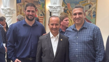 Cerpalo participa de encontro com o governador