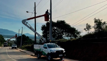 Cerpalo instala novo transformador e três novos postes no Morro do Siriú